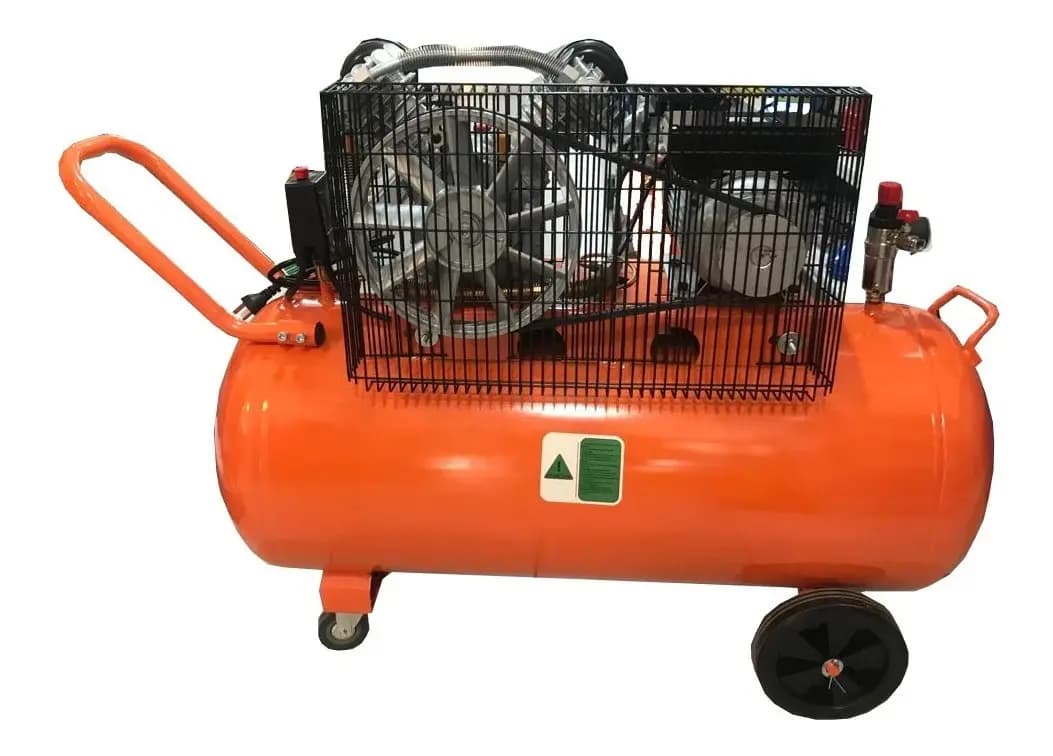 Compresor De Aire Niwa 150 Litros 3hp Color Naranja Fase eléctrica Monofásica Frecuencia 50 Hz — foto 2